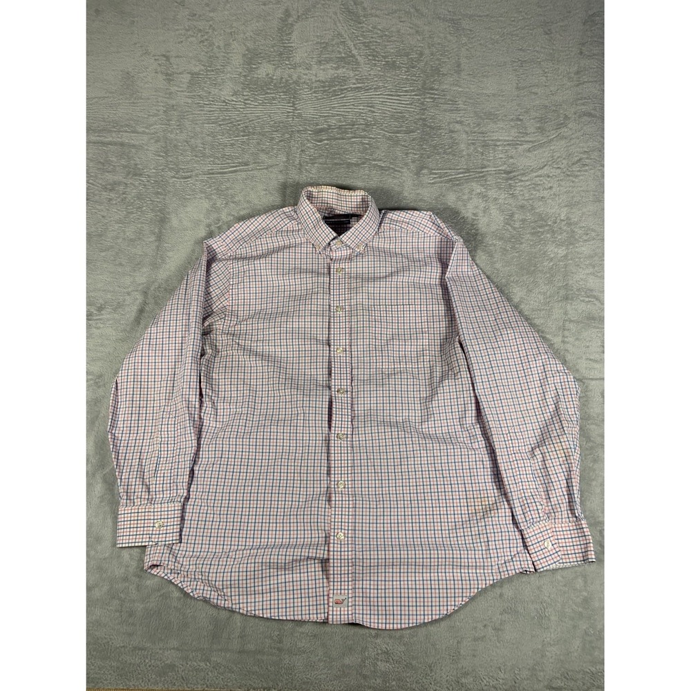 Vineyard Vines Classic Fit Murray Shirt Men's Button-Down L Multicolor Collar